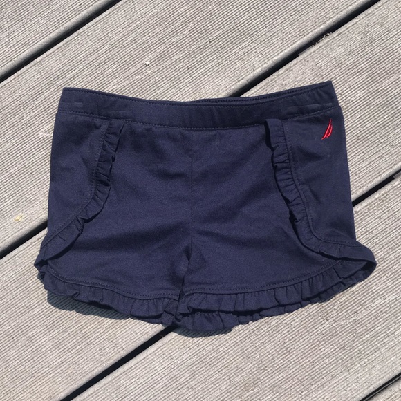 Nautica anchors two piece set top ruffle butt shorts 2T NWT - Picture 5 of 9